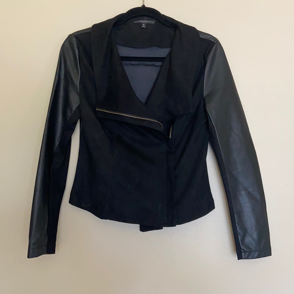 Romeo & Juliet Faux Suede and Leather Jacket